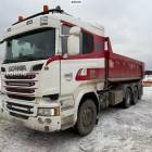 Scania R580 8X4 cassette truck with SLP trailer